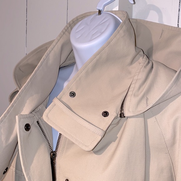 Vince Camuto Lined Trench Coat Removable Sleeves and Arms Women’s Size M - Picture 3 of 15